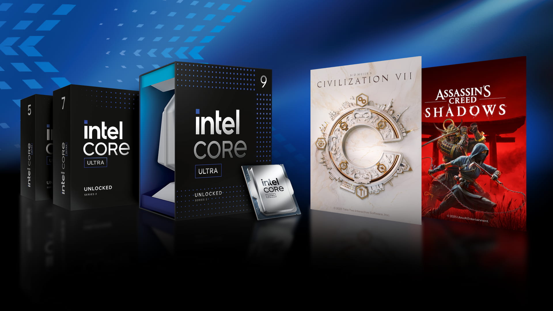 英特爾將透過購買 CPU 贈送《文明 7》和《刺客教條：暗影》