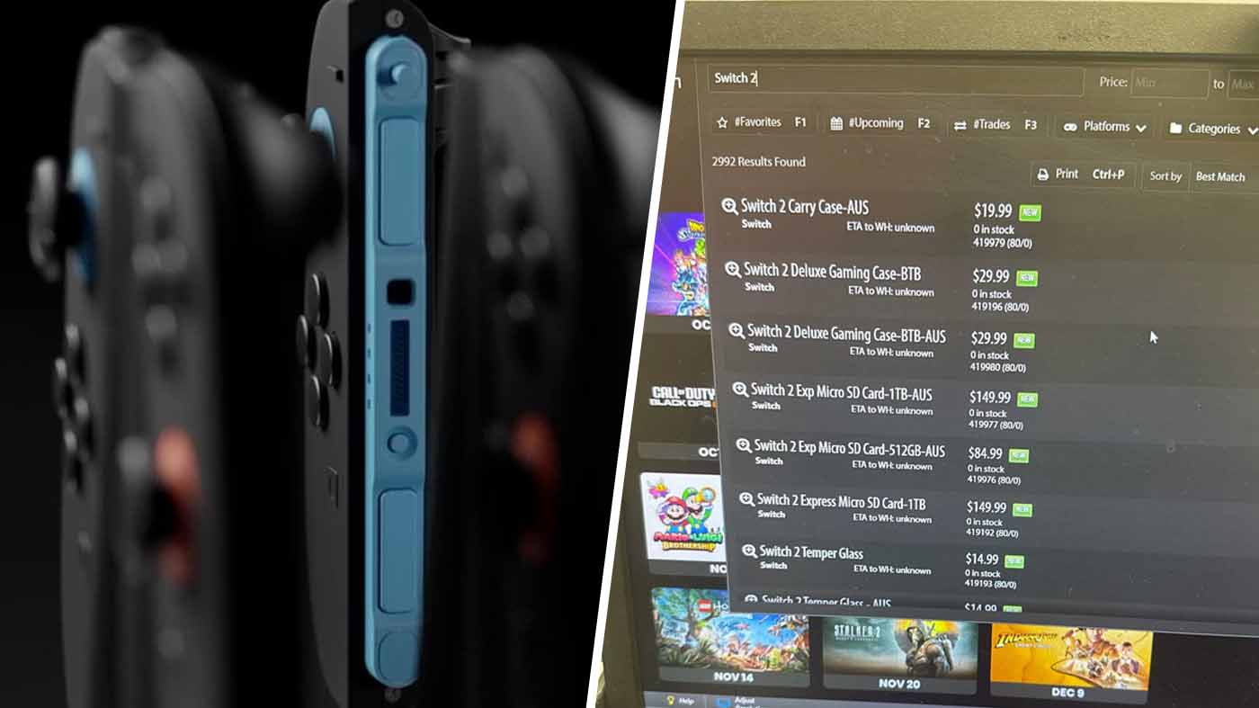 Nintendo Switch 2 配件已出現在 GameStop 系統上