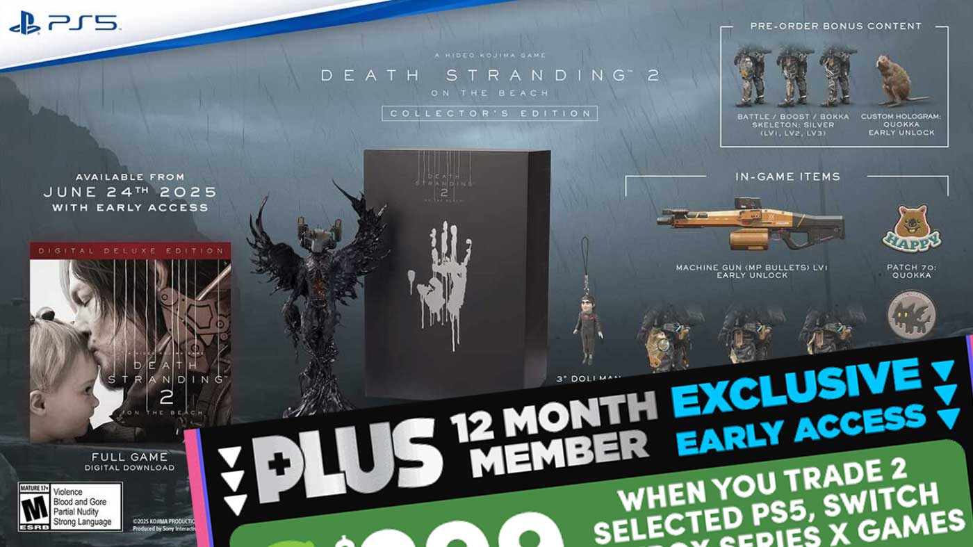 死亡擱淺2個預訂將於今天上線，EB World Plus成員獲得收藏版早期訪問