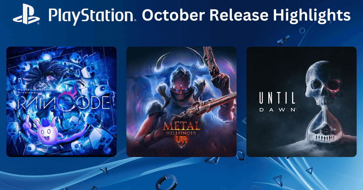 10 月 PlayStation 發佈