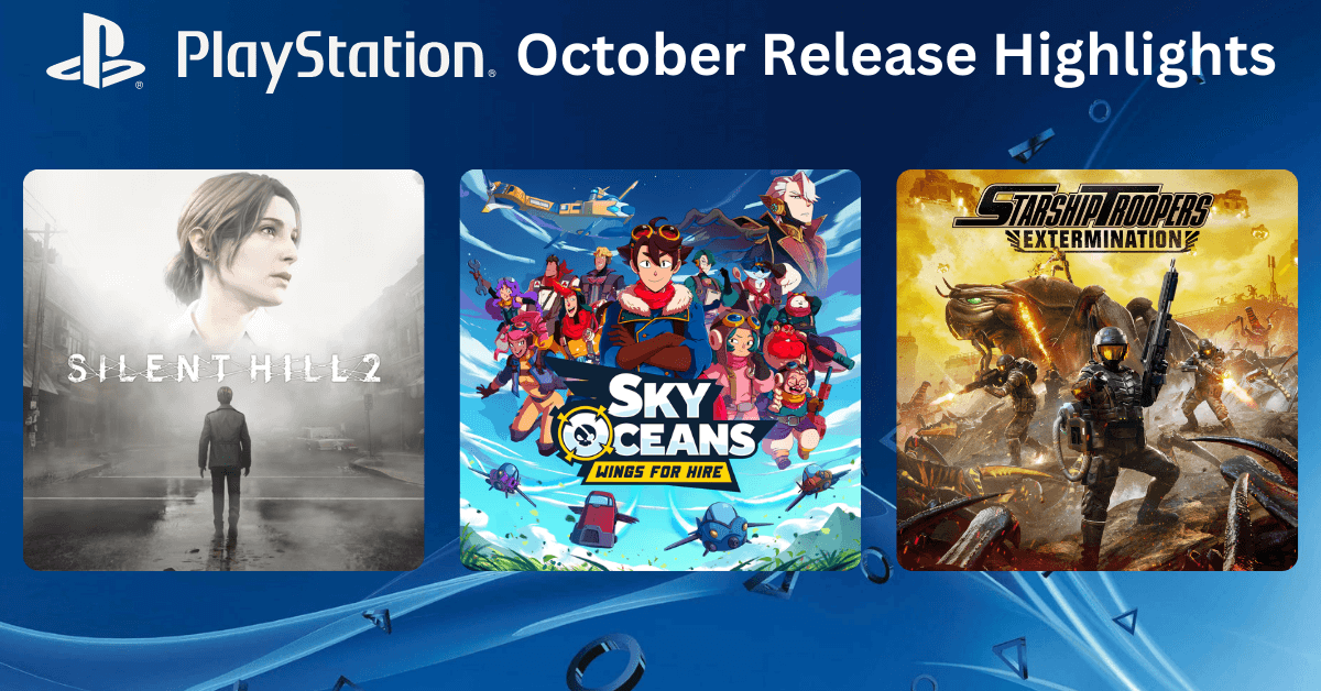 10 月 PlayStation 發佈