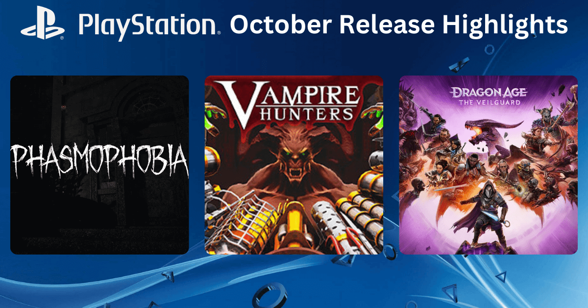 10 月 PlayStation 發佈
