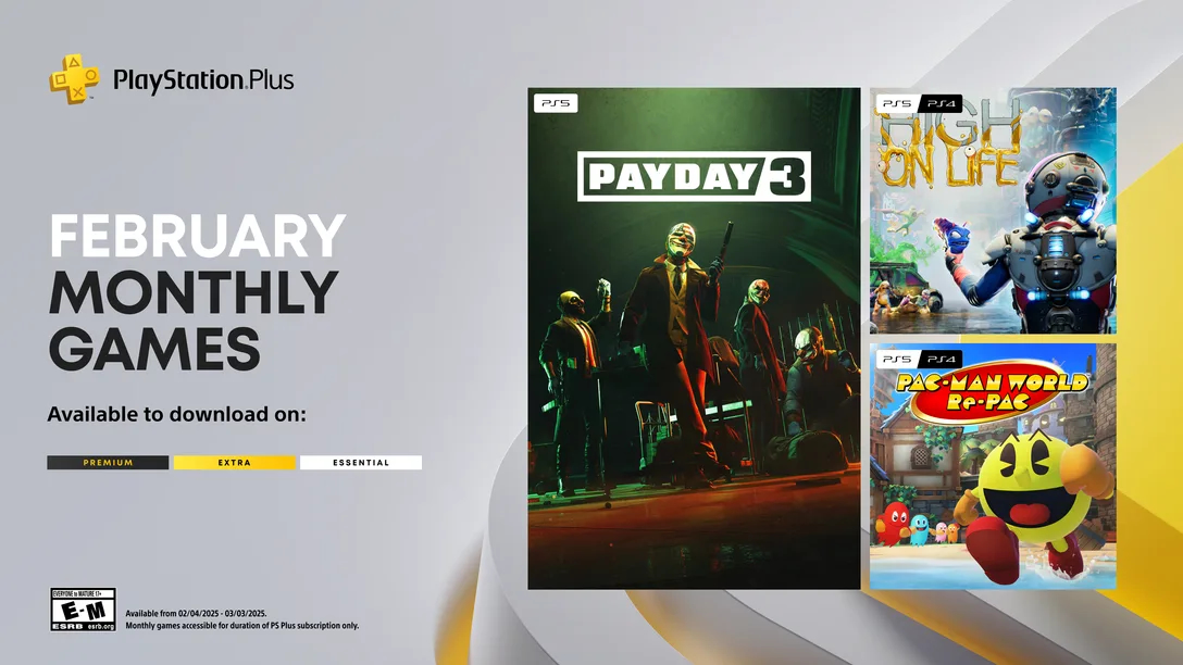 PlayStation Plus 2025年2月的每月遊戲陣容宣布