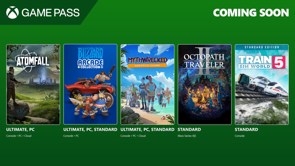 Xbox Game Pass添加了Atomfall，Octopath Traveler II等