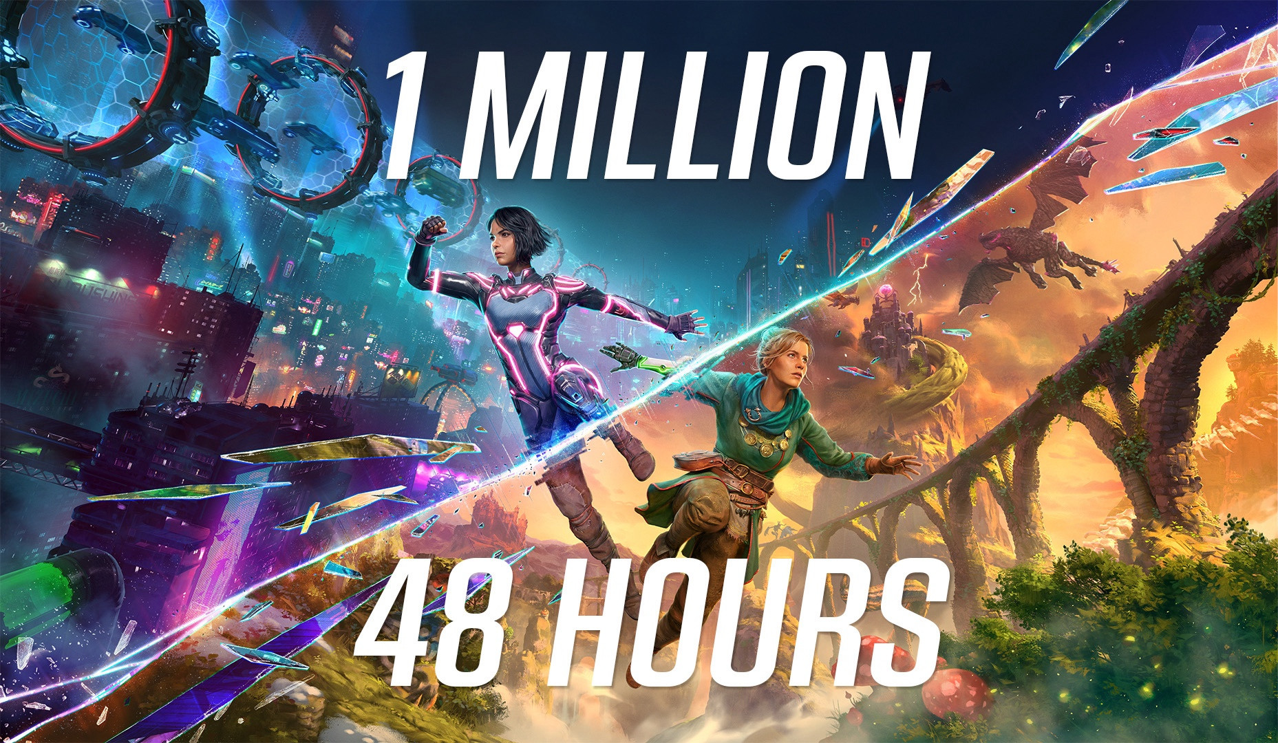 分裂小说销售在两天内超过一百万个单位